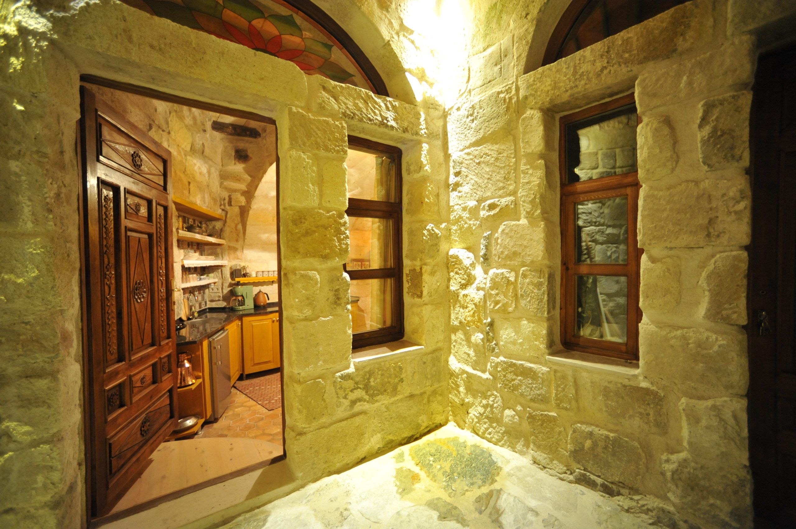 Cave House With Turkish Bath And Fireplace Anitya Cavehouse Cave House With Turkish Bath And