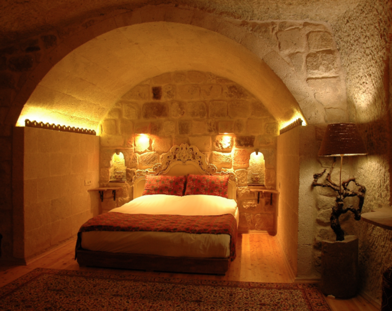 Cave House with Turkish Bath and Fireplace